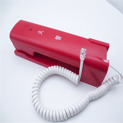 海湾gst-ts-100a配合电话分机现场壁挂式消防8304电话模块使用