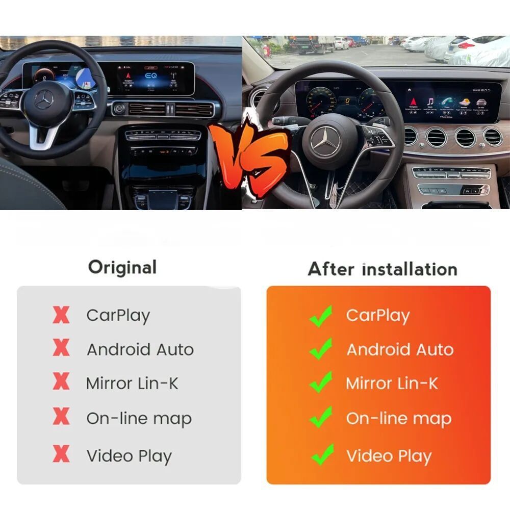 适用于奔驰NTG6.0GLEGLSCLSGTE-Class无线carplay改装解码器
