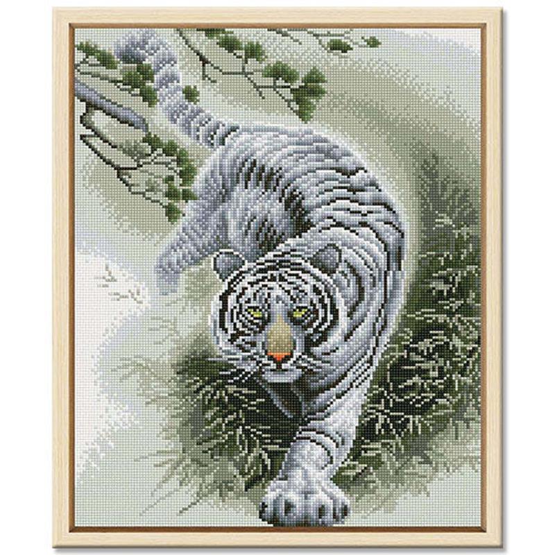 现代艺术美术生送礼自然动物东北客厅摆件虎居家西伯利亚装饰画