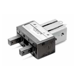 热销smc气爪直线导轨平行移动型气爪mhz2 6d平行开闭型smc防尘气