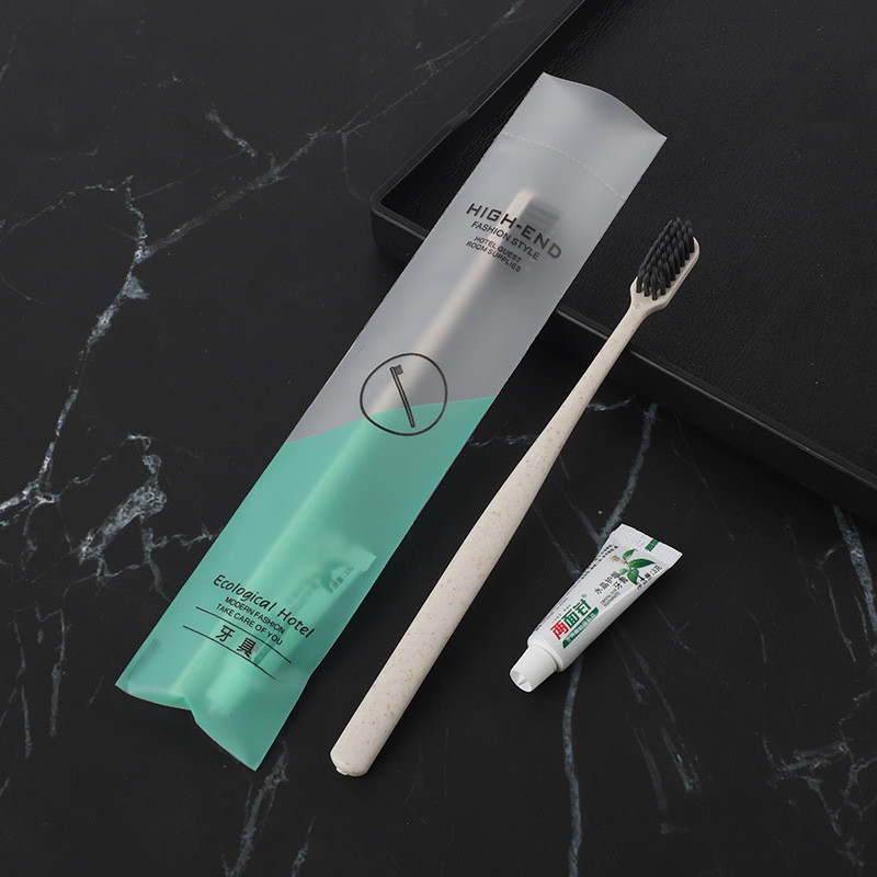 厂家批发酒店宾馆民宿一次性牙刷梳子牙具套装洗漱用品家用待客