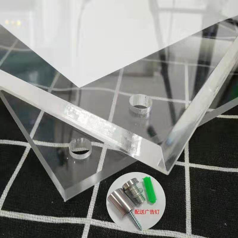 透明亚克力展板有机玻璃广告牌双层夹板挂墙夹画制度牌展示牌
