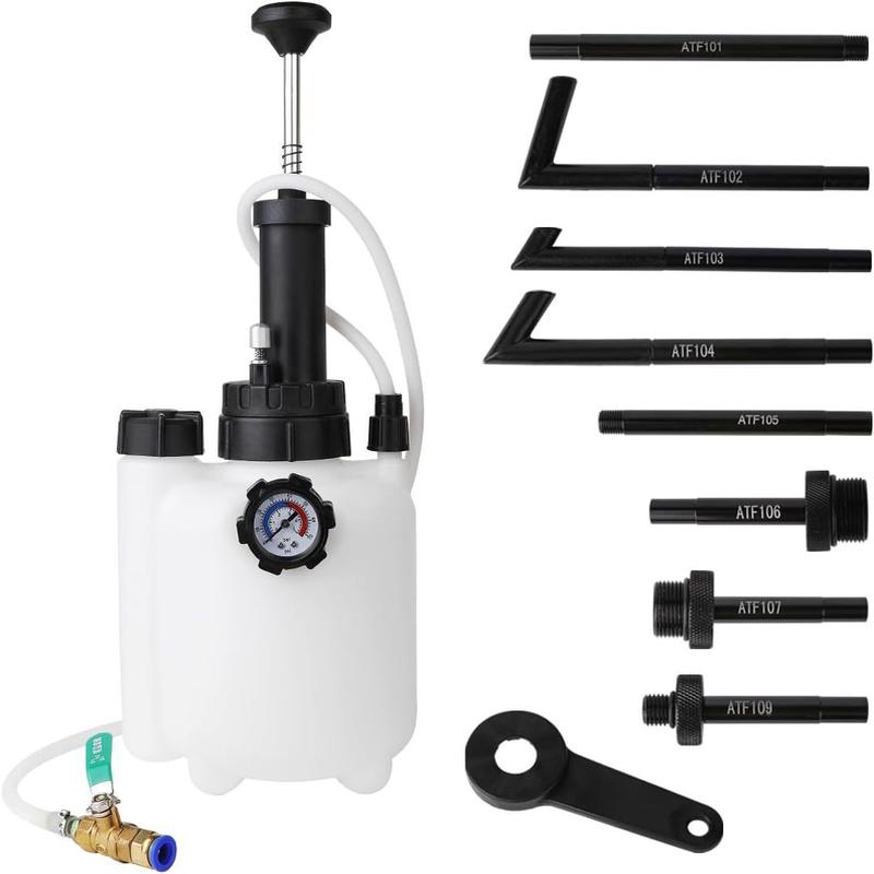 8件套3L手动汽车刹车油壶变速箱油加注工具更换壶离合器换制动液