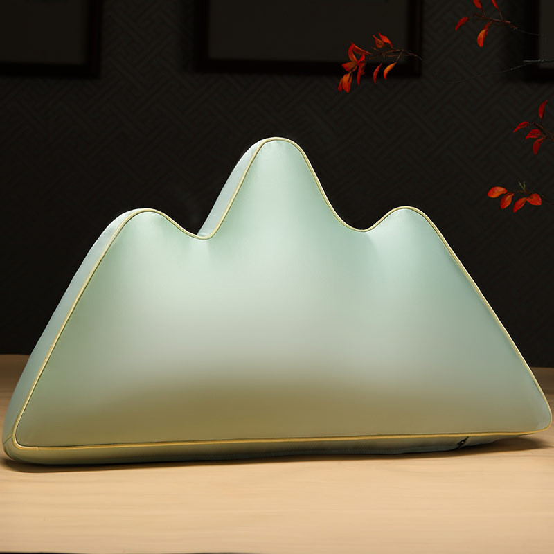 中式靠垫靠枕红木罗汉床靠山腰枕高级感异形抱枕山形枕床上靠背垫