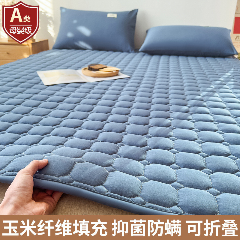wbz7软垫纤维床垫薄款玉米家用加厚褥子榻榻米垫子保暖垫褥床