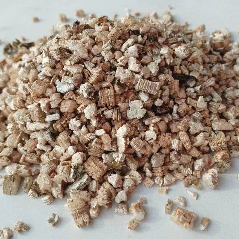 蛭石3-6mm扦插植物育苗保温宠物养花植料无土栽培垫材膨胀蛭石