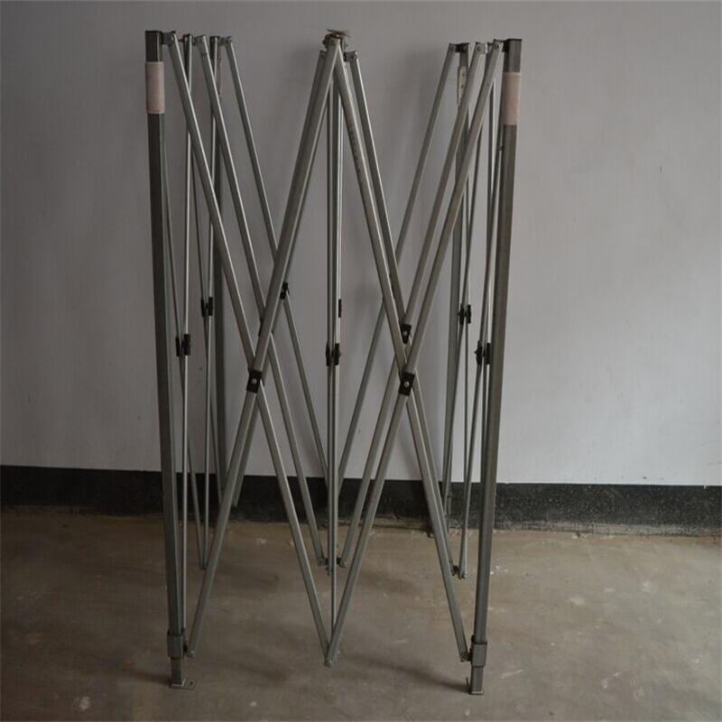 3*3镀锌折叠帐篷摆摊广告展销四脚伞遮阳防雨防晒秀丽镀锌帐篷