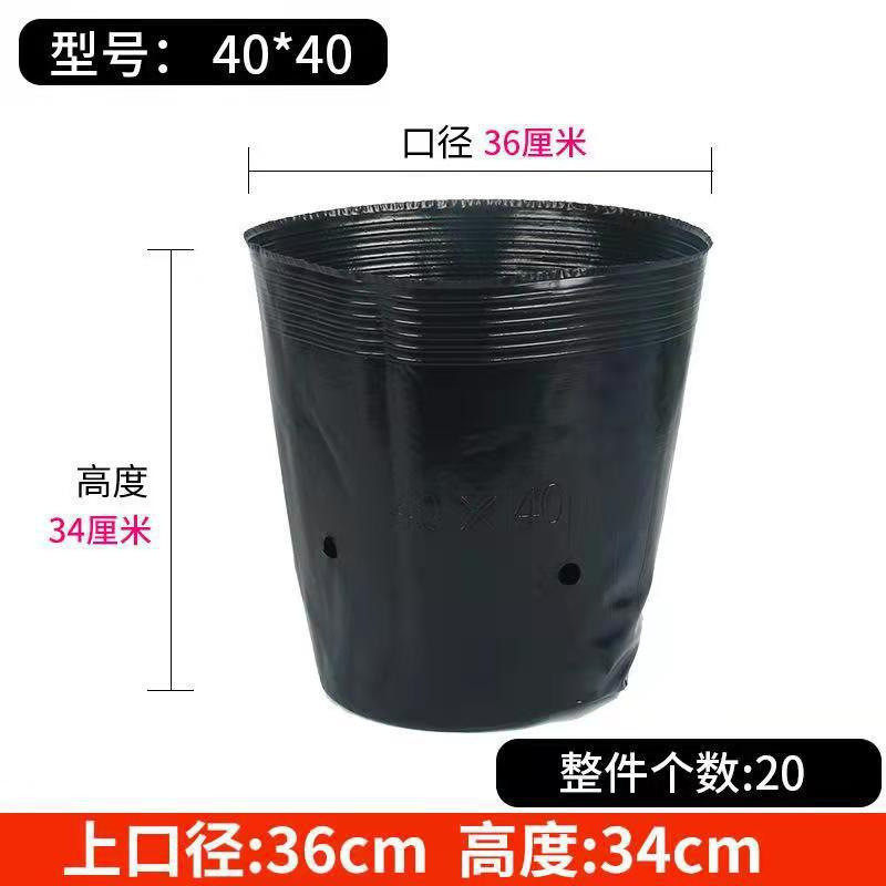 批发植物育苗杯批发营养钵育苗杯育苗花盆苗圃营养钵加厚花盆黑色
