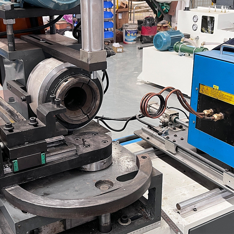 热销40nc液压封口机铜管封口机铝管高频加热铁管圆管收口封头设备