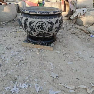 热销石雕鱼缸鱼盆庭院水缸青石鱼缸石缸室外庭院荷花水缸鱼池仿古