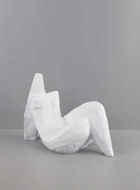 欧式树脂雕塑躺人创意家居客厅售楼样板间步桌面玄关软装饰品摆件