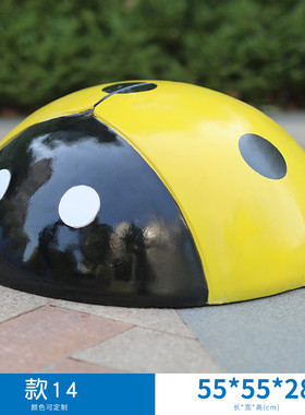 仿真瓢虫玻璃钢甲虫昆虫雕塑园林景观庭院房产小区公园绿地装饰品