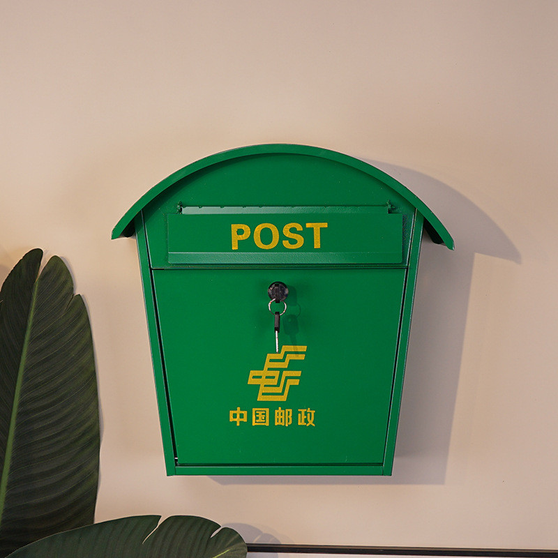 挂墙上铁皮信箱中国邮政心语校园树洞悄悄话心理咨询意见投诉信箱