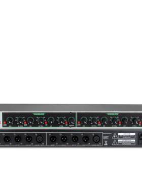 专业四分频电子分频器224xl舞台低噪音增益效果调音器电子分频器