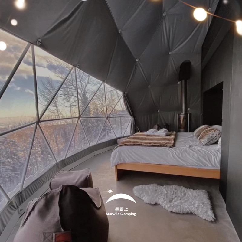 帐篷上保暖山地球形帐篷半山景区草原星野主题星空帐篷房民宿营地
