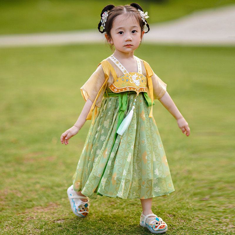 夏季2025年新款女宝宝中国风小童儿童夏款
