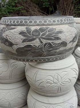 热销墩空心石墩古建筑亭柱子底座石头仿古柱基石多规格按需做柱顶