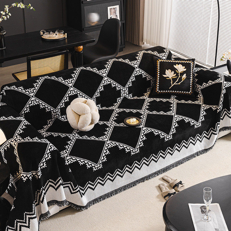 轻奢高级感沙发套2024流行新款沙发垫雪尼尔沙发盖布沙发毯沙发巾,居家布艺,沙发垫,淘宝优惠券,粉丝福利购,淘宝优惠卷