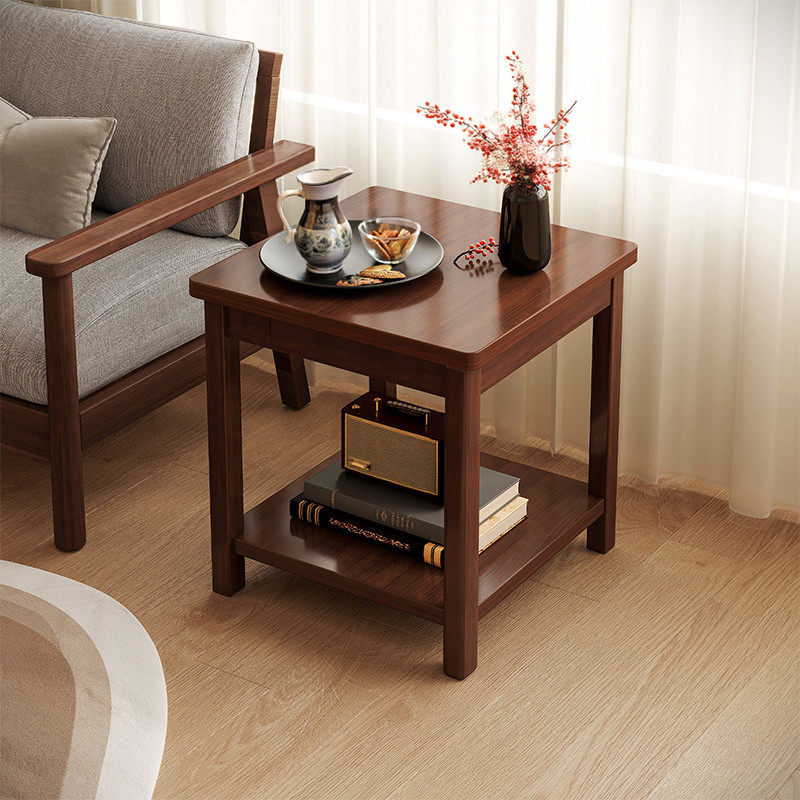 边柜家用客厅茶几小桌子沙发边几阳台正方形茶桌纯实木老式小方桌,住宅家具,角几/边几,淘宝优惠券,粉丝福利购,淘宝优惠卷