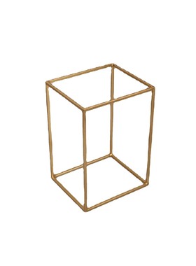 现代简约饰品框架几何摆件样板房桌面酒店家居客厅创意软装金属