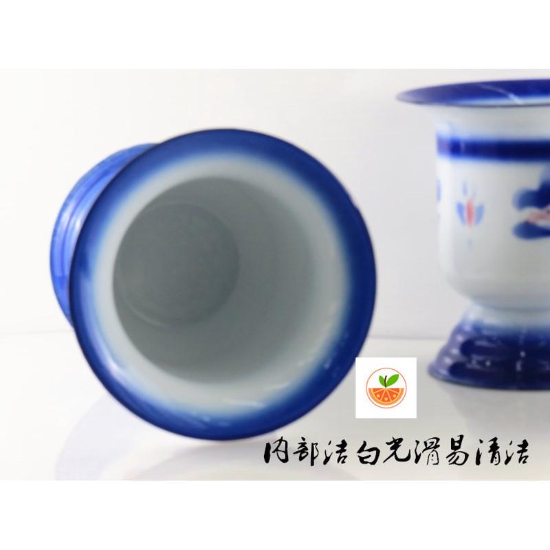 。加高加厚搪瓷高脚痰罐 带盖带暖垫怀旧儿童老人用痰盂坐便器 尿