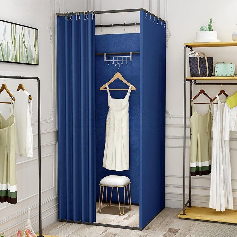 商场服装店移动试衣间简易换衣间方形轨道落地便捷式更衣室服装展,商业/办公家具,展示柜/陈列柜/展示架/货柜,淘宝优惠券,粉丝福利购,淘宝优惠卷