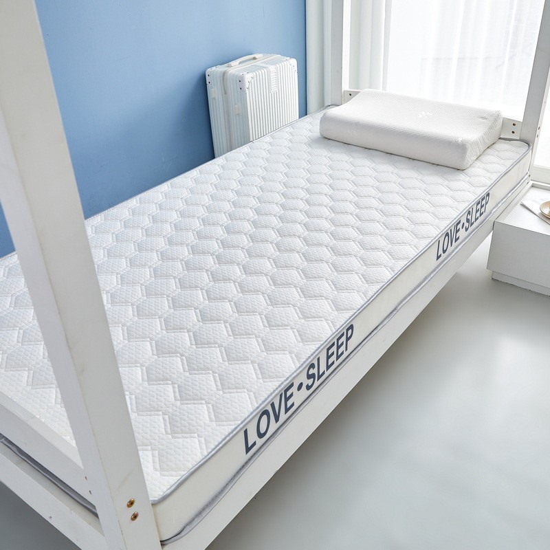 简约纯色针织乳胶记忆海绵床垫民宿单双人床酒店家用学生宿舍床垫