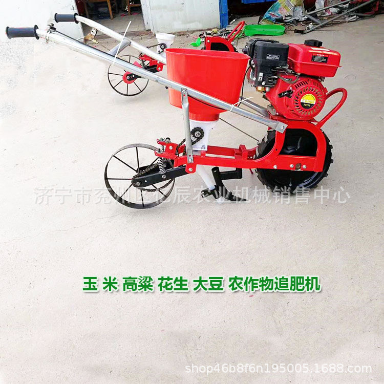 陕西热销农用施肥机多功能播种施肥机玉米地里追肥机直销批发