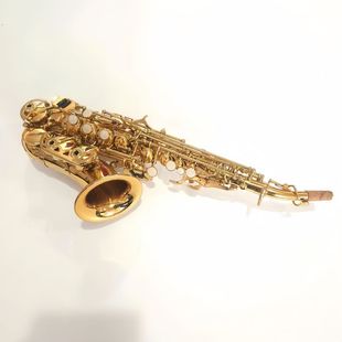 热销萨克斯风货源降b调小弯管高音萨克斯漆金表面成人儿童跨境sax