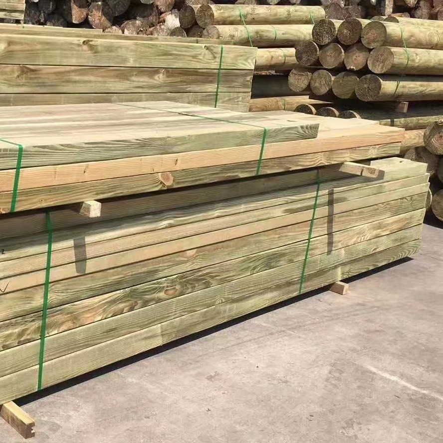 花旗松防腐木碳化木板防腐木方花旗松木方建苏州太仓港口厂家定制