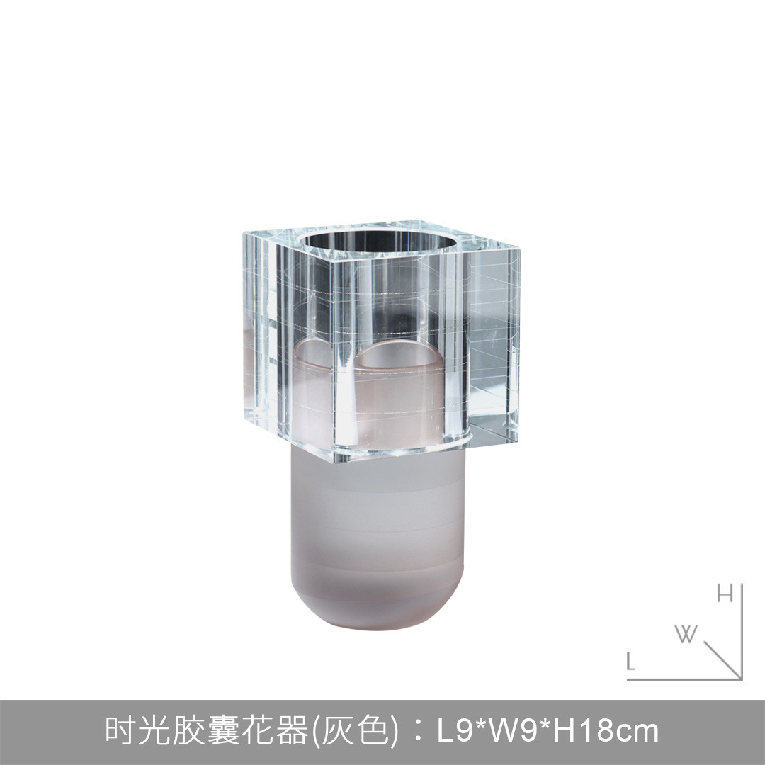创意莫兰迪色拼接花器样板间花瓶客厅电视柜玄关餐桌摆放家居