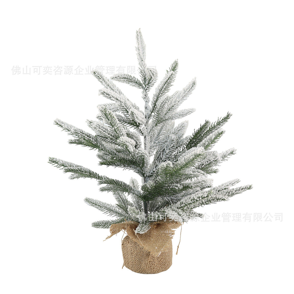 圣诞树圣诞节雪松装饰品绿色雪花雪树气氛布置用品