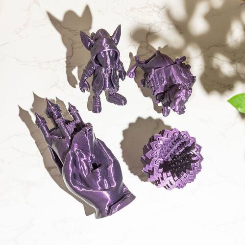 热销光学森变色龙3d打印pla耗材高速3d打印珠光星空闪点新变色线