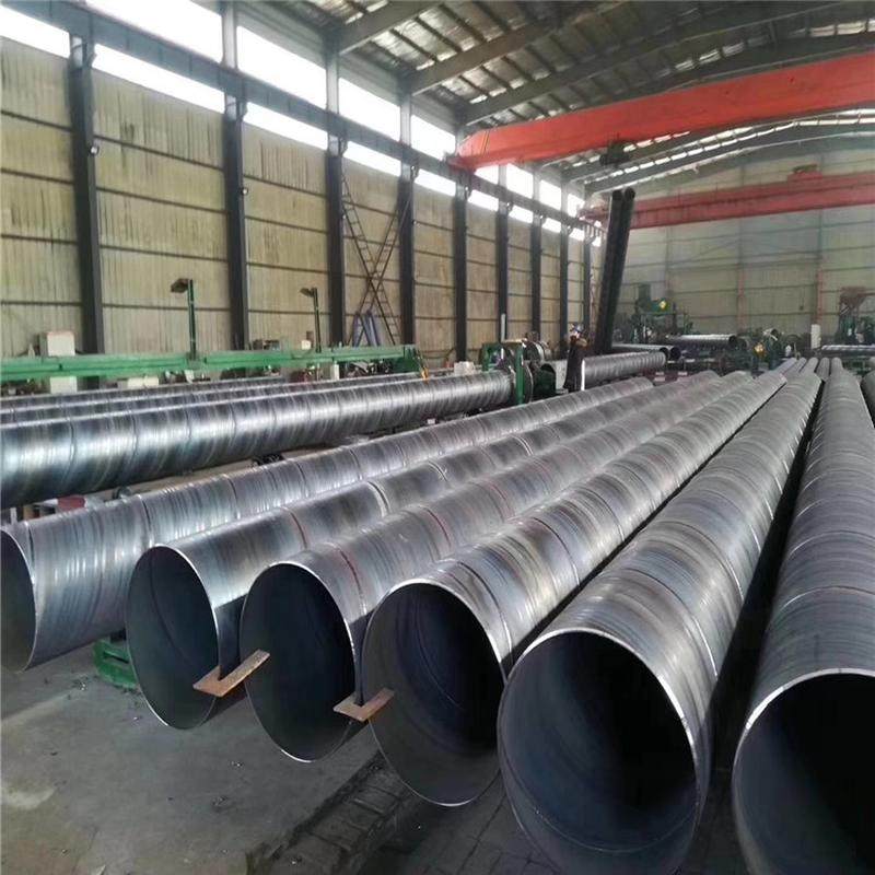 热销大口径焊接螺旋涂塑厚壁管道 螺旋钢管生产厂家820*12防腐螺