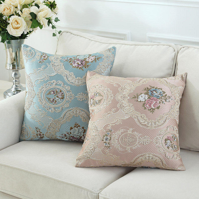 厂家欧式沙发靠垫布艺含芯抱枕床上方形蕾丝腰靠枕飘窗靠垫靠,居家布艺,靠垫/抱枕,淘宝优惠券,粉丝福利购,淘宝优惠卷