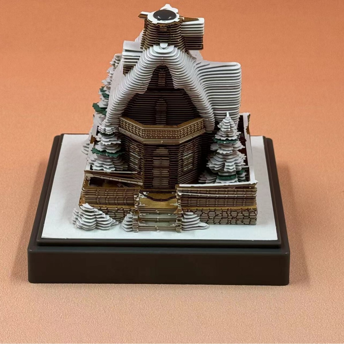 哈利3d立体便签本创意年会日历便签纸手撕便利贴纸雕模型桌面摆件