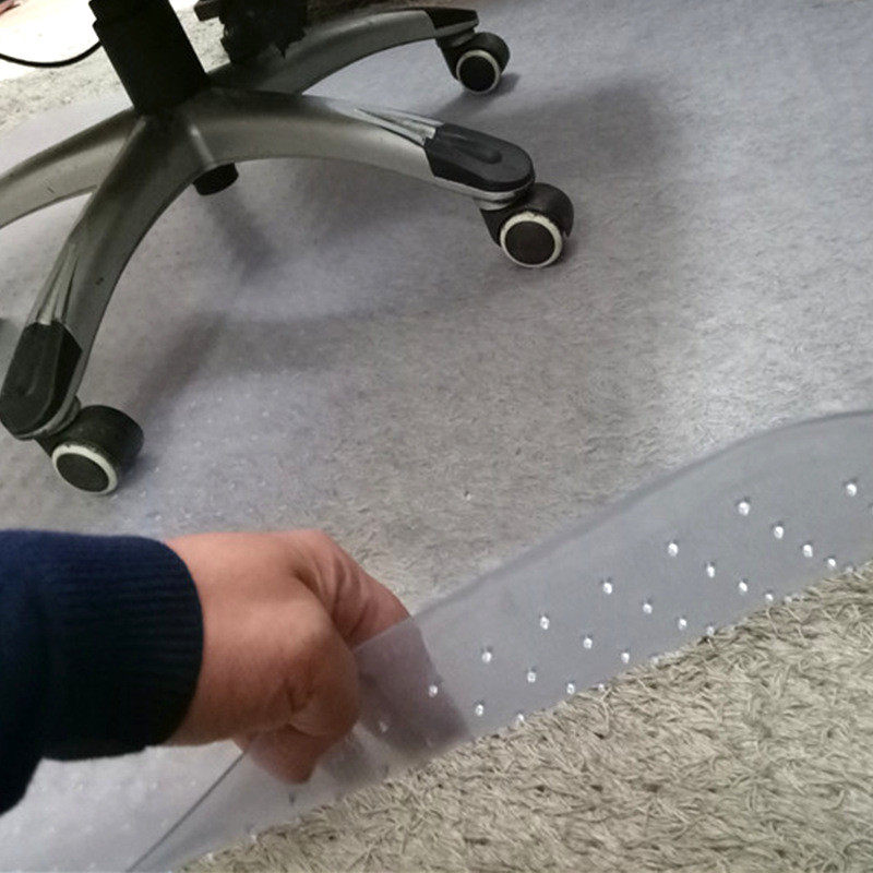 【澳地毯】透明pvc洁保护垫长方形电脑椅地毯加硬防滑办公椅垫