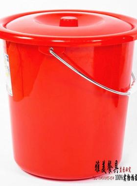 29n批发两个起广东塑料红色加厚储水桶摔不烂15升18升22升水桶