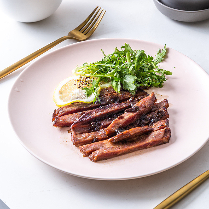 gju8碗碟套装家用现代碗盘组合乔迁轻奢餐具仪式感结婚碗筷韩版i