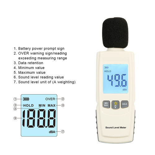 标智gm1352数字式噪音计分贝计噪声分贝仪噪音测试仪办公家庭可用