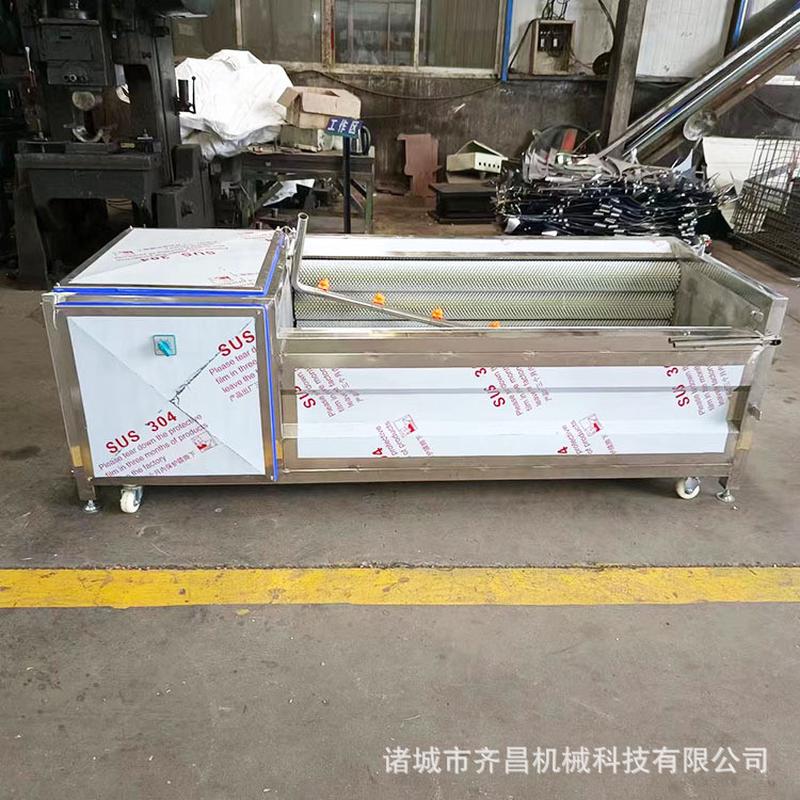 软毛刷天麻清洗机马蹄硬毛刷毛辊清洗机生姜泥土清洗机不伤皮