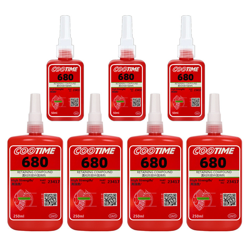 680厌氧螺丝螺纹胶水金属轴承/套/固圆柱部件模具持剂耐油/高温