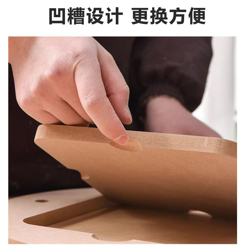 陶艺工具拉坯辅助垫板吸水密度板可替换纤维板转盘晾坯板玩泥堂