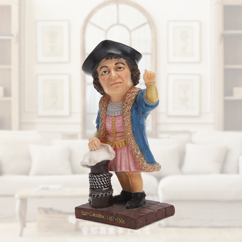 世界名人居里夫人雕像仿真人物模型树脂爱因斯坦麦克阿瑟装饰摆件