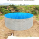 定制养鱼池镀锌板帆布水池大型果园圆形帆布鱼池农田灌溉蓄水池