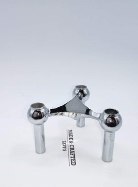 新中式创意三角烛台装饰摆件软装欧式家居样板间三角拼接烛台