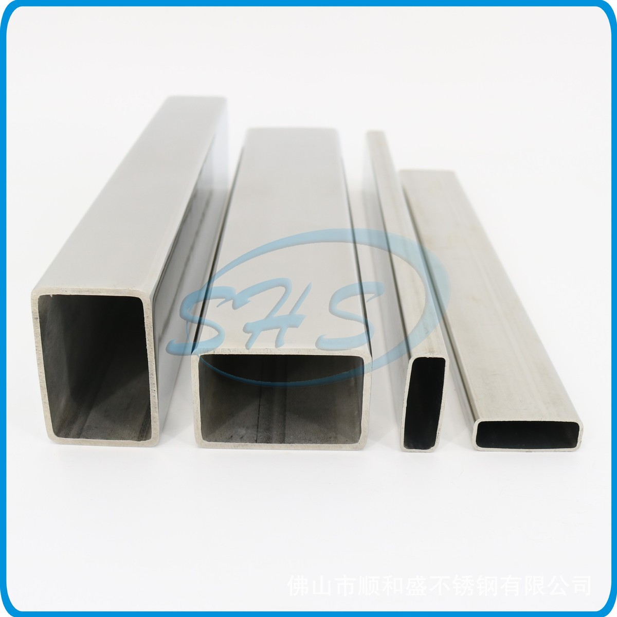 不锈钢矩形管304建筑拉丝抛光表面护栏材质结构拦河管使用
