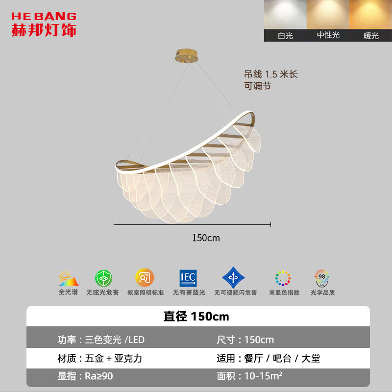 酒店大厅复式楼梯吊灯宴会厅售楼部客厅灯定制吊灯2024年中山灯具