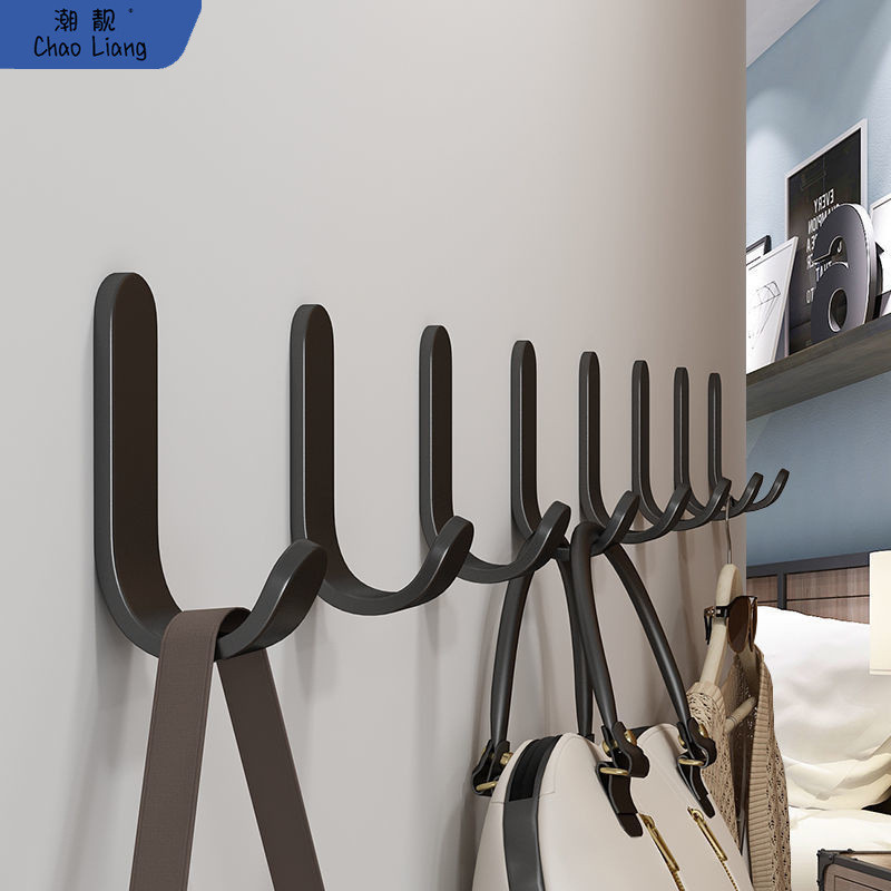 免打孔粘胶挂钩贴墙面挂衣钩多功能贴墙门后卫生间衣帽钩包邮