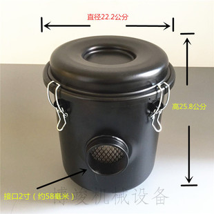 真空泵气泵风机进气空气粉尘滤清器2寸2.5寸3寸带滤芯过滤器总成